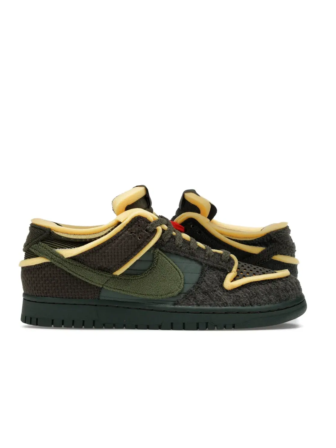 Мужские кроссовки lifestyle с oversized текстурой Nike Dunk Low Nike, Sequoia Sequoia Sequoia — изображение 1 из 4