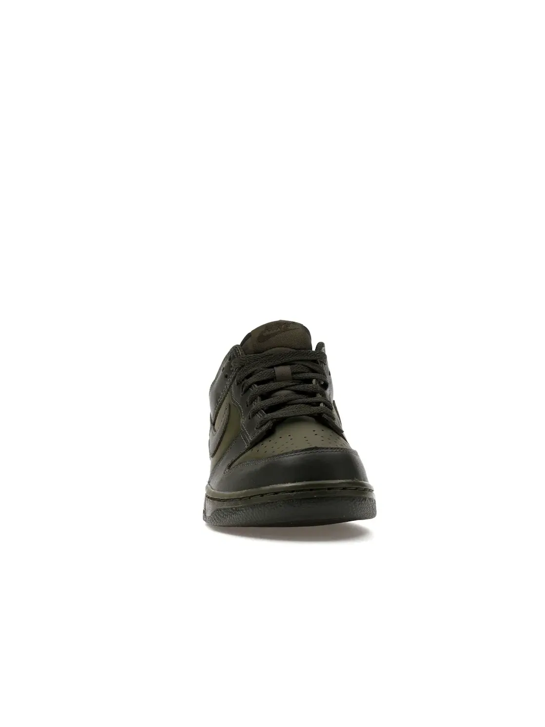 Детские кроссовки Lifestyle Nike Dunk Low — изображение 2 из 4, хаки//красный