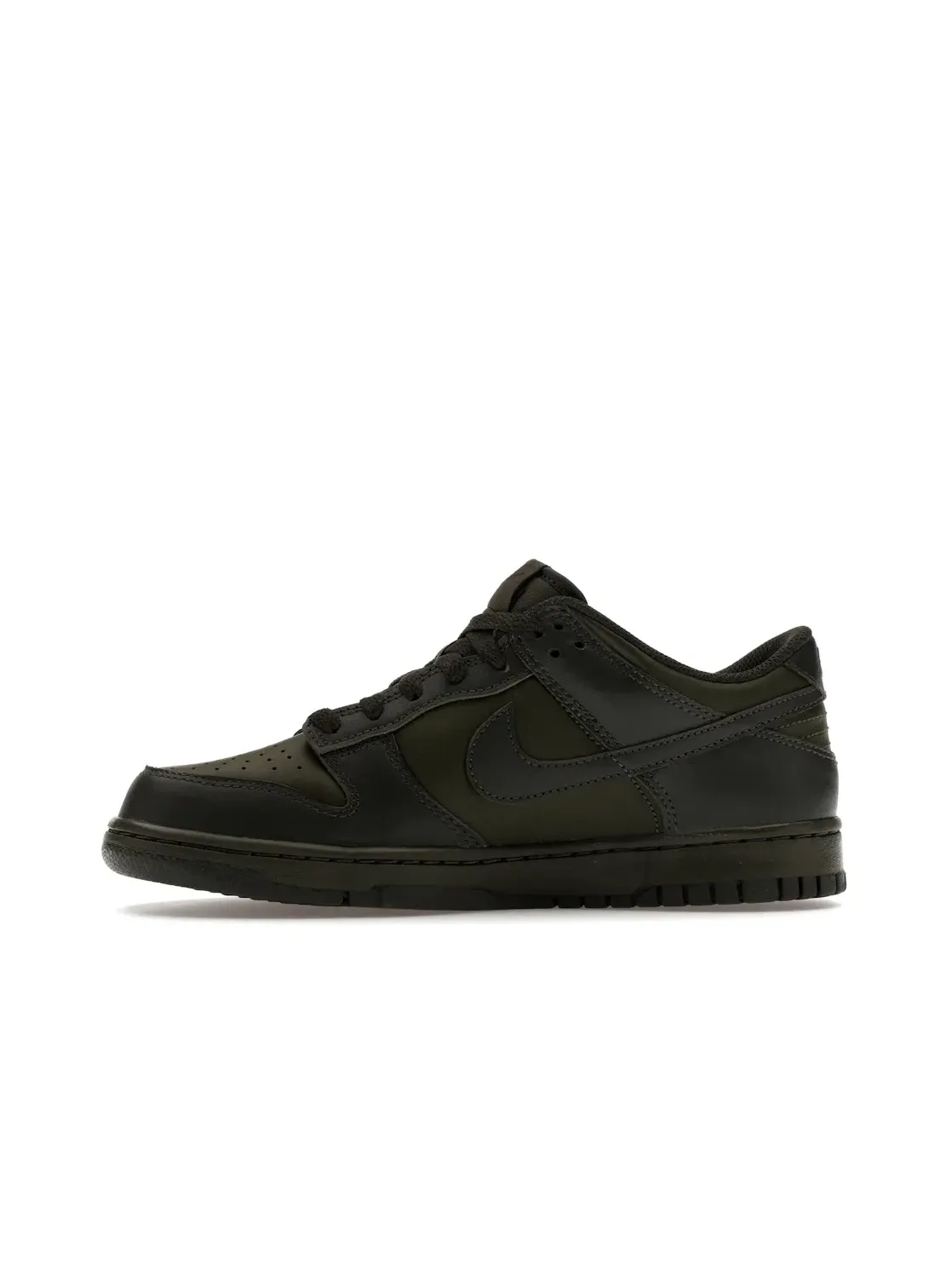 Детские кроссовки Lifestyle Nike Dunk Low — изображение 3 из 4, хаки//красный