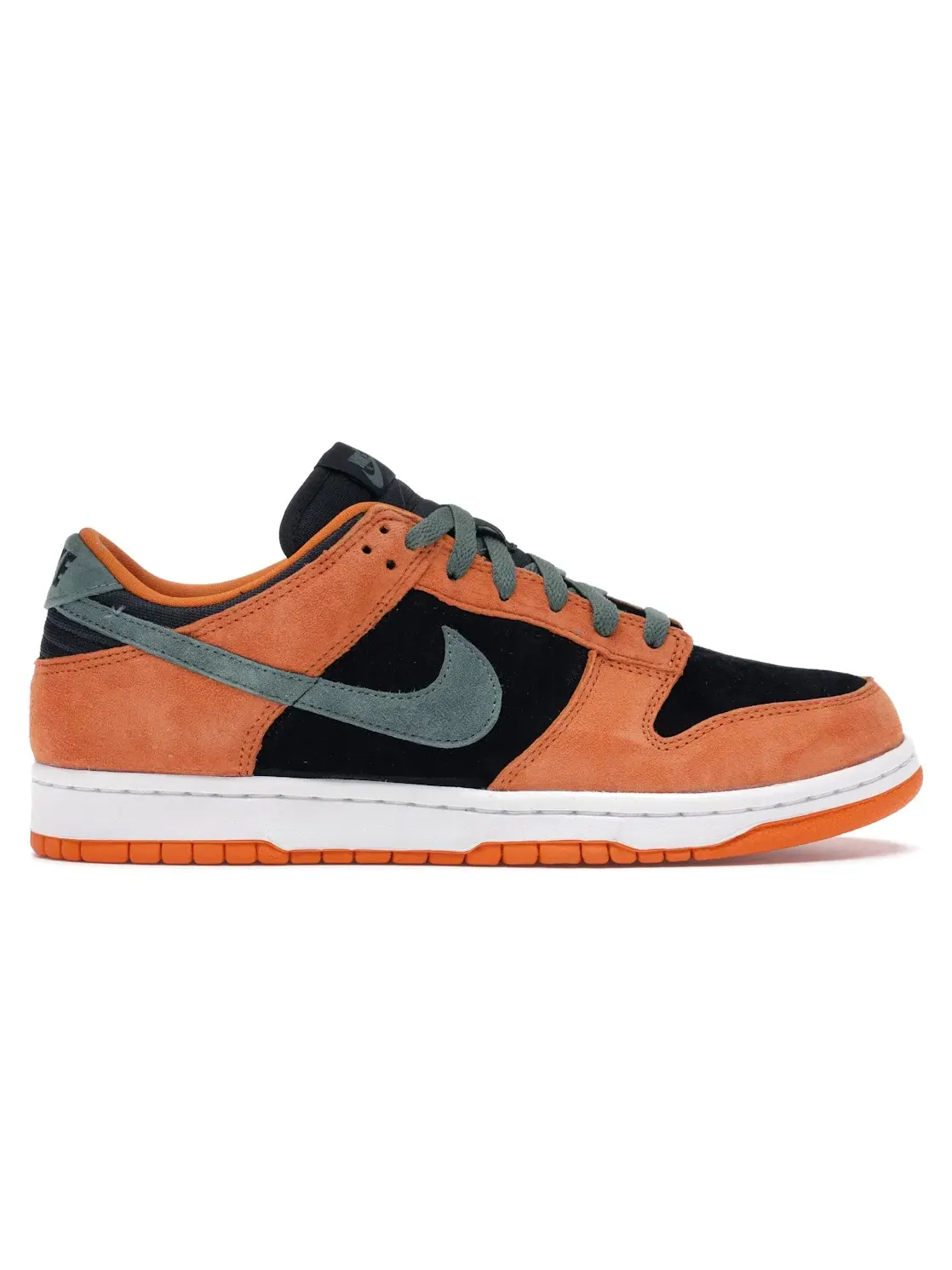 Мужские кроссовки с замшевым верхом Nike Dunk Low — изображение 1 из 4, черный
