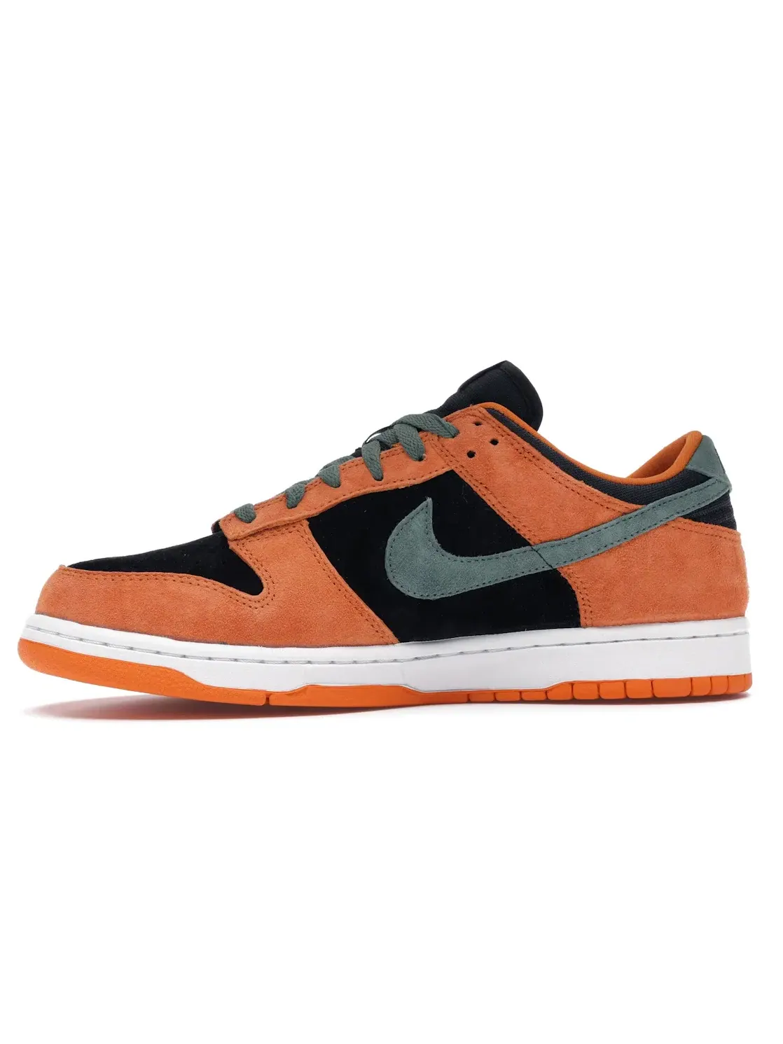Мужские кроссовки с замшевым верхом Nike Dunk Low — изображение 3 из 4, черный