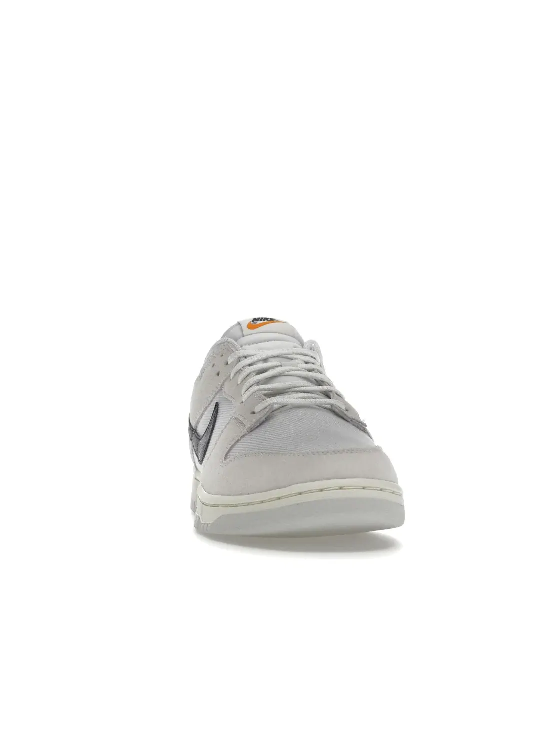 Мужские кроссовки с замшевым и холщовым верхом Nike Dunk Low Nike — изображение 2 из 4, черный-белый
