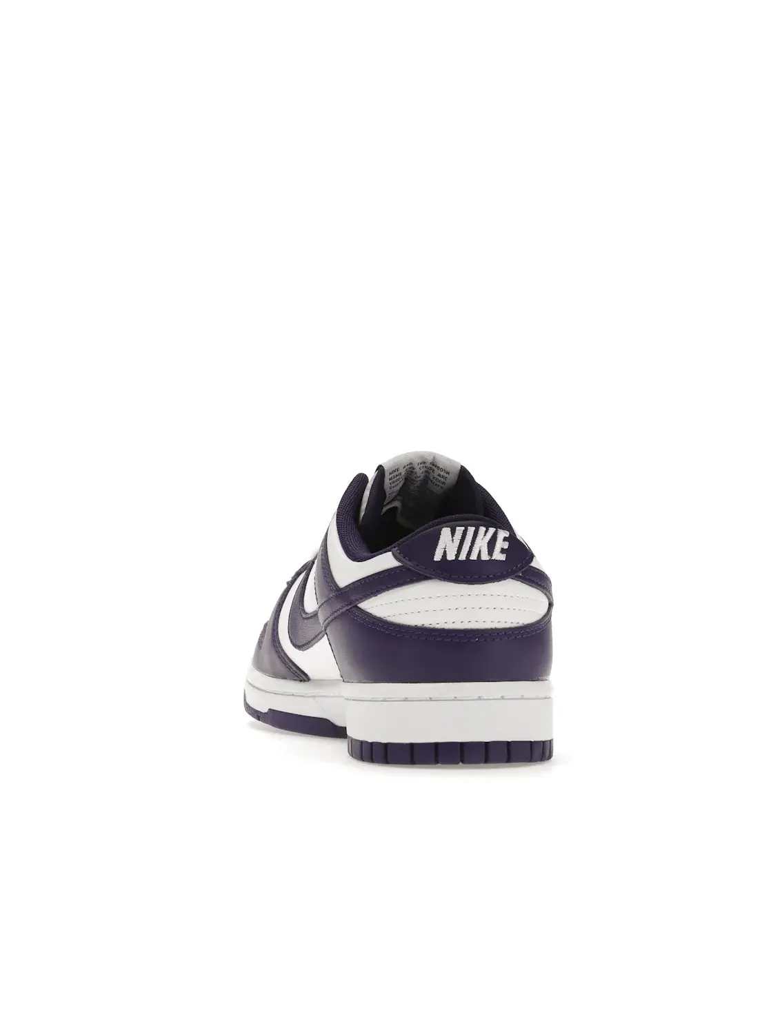 Мужские кроссовки с кожаным верхом Nike Dunk Low — изображение 4 из 4, белый/фиолетовый