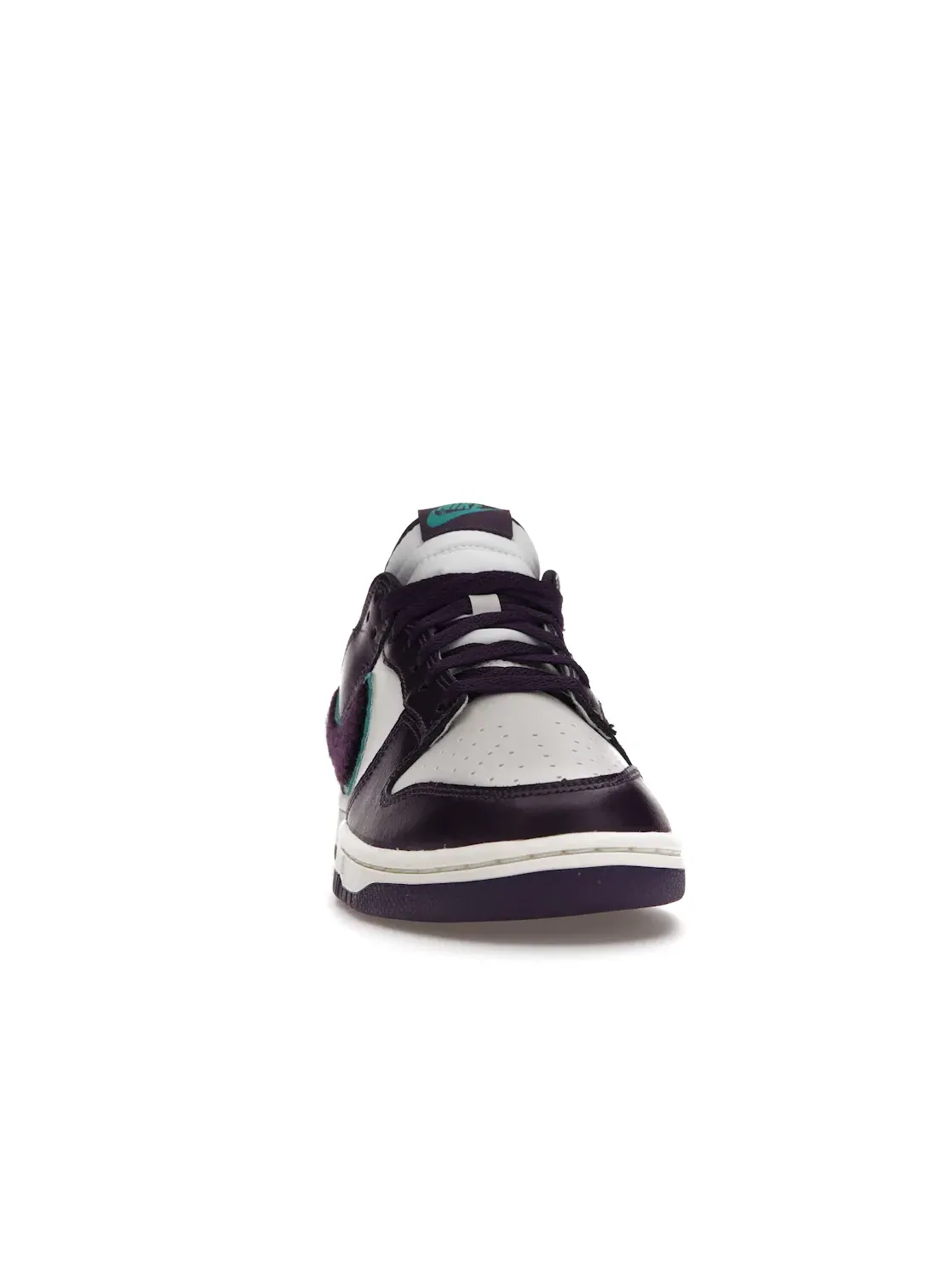 Мужские кроссовки с цветовой блокировкой Nike Dunk Low — изображение 2 из 4, фиолетовый-зеленый