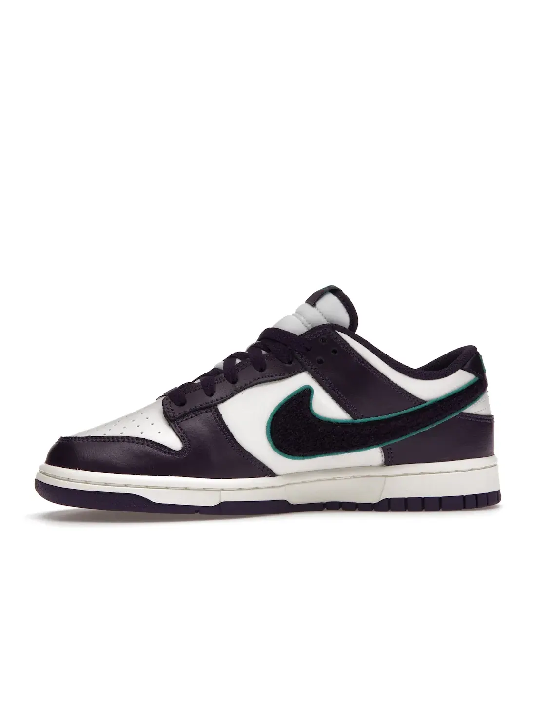 Мужские кроссовки с цветовой блокировкой Nike Dunk Low — изображение 3 из 4, фиолетовый-зеленый