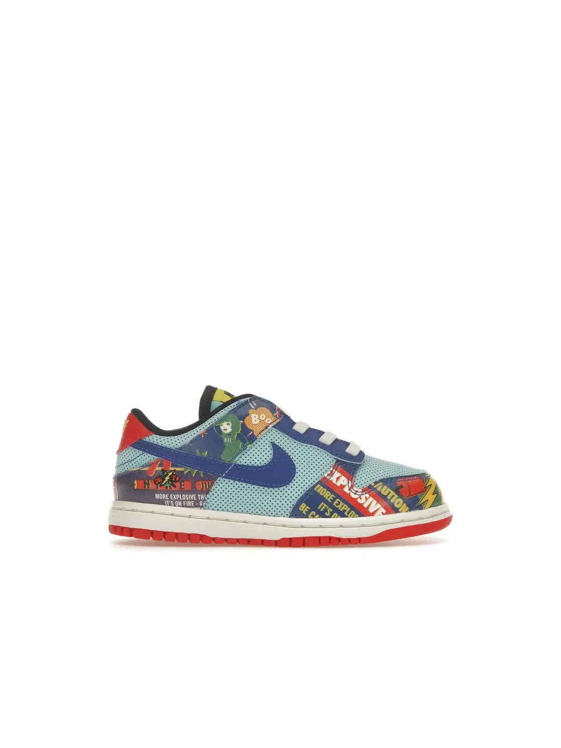 Детские кроссовки Lifestyle с принтом Nike Dunk Low Nike — изображение 1 из 4, мульти/мульти