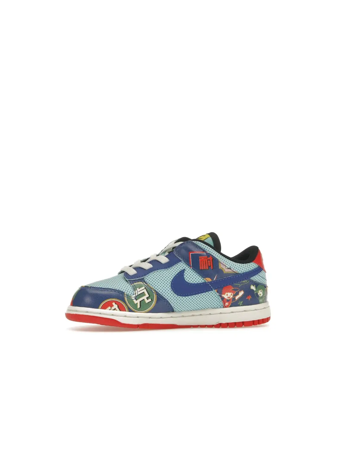 Детские кроссовки Lifestyle с принтом Nike Dunk Low Nike — изображение 3 из 4, мульти/мульти