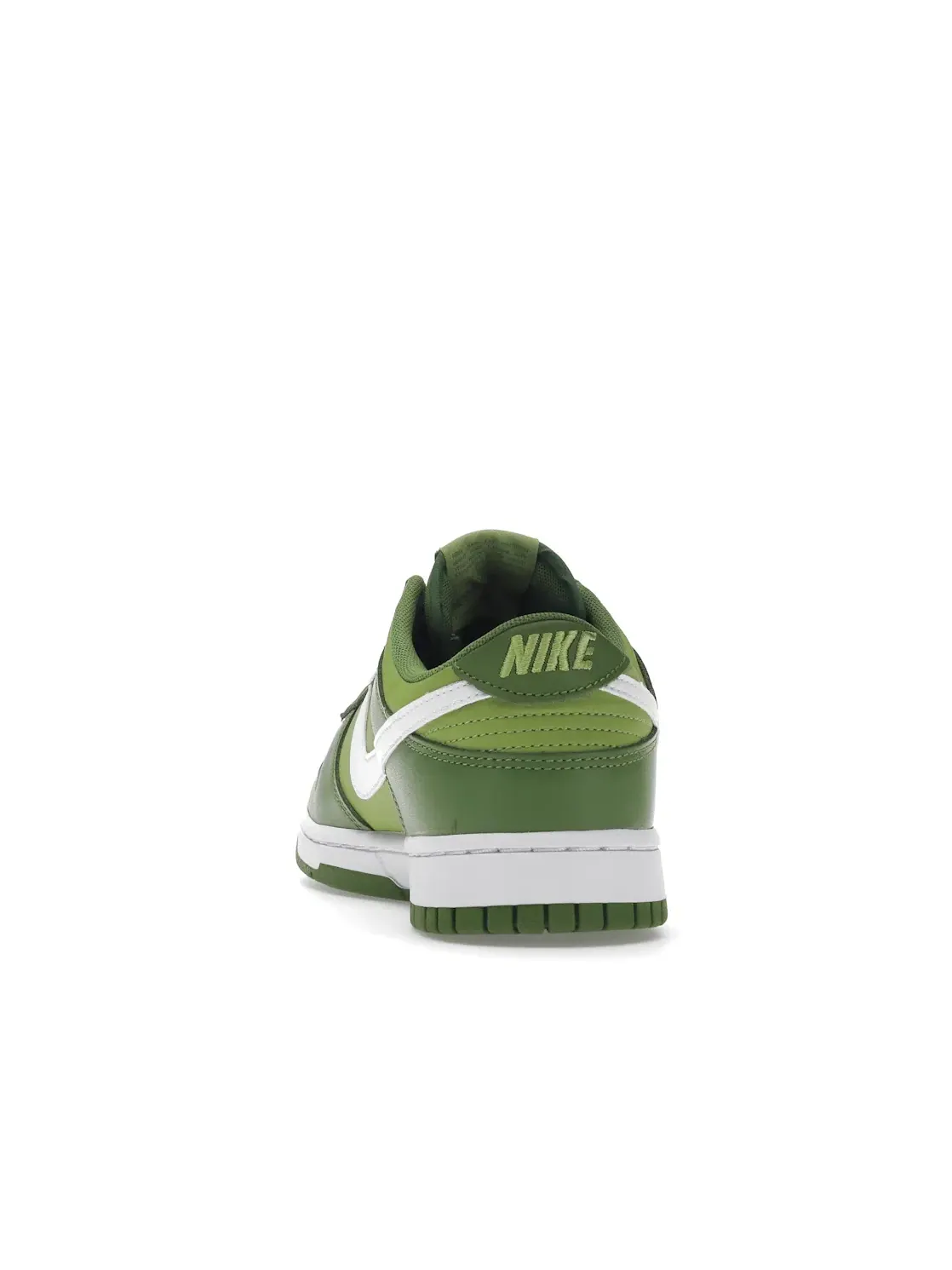 Мужские кроссовки с гладкой кожи Nike Dunk Low — изображение 4 из 4, белый-зеленый