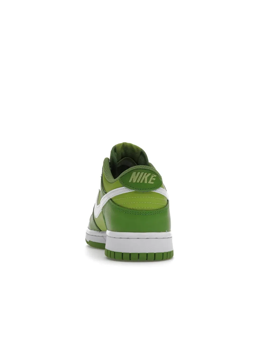 Детские кроссовки с перфорированным носком Nike Dunk Low Nike — изображение 4 из 4, белый/зеленый