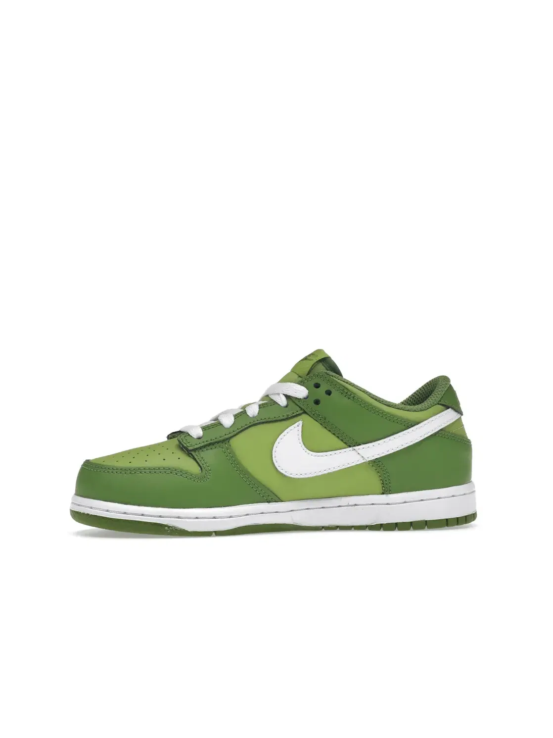 Детское кроссовки Lifestyle Nike Dunk Low Nike — изображение 3 из 4, белый-зеленый