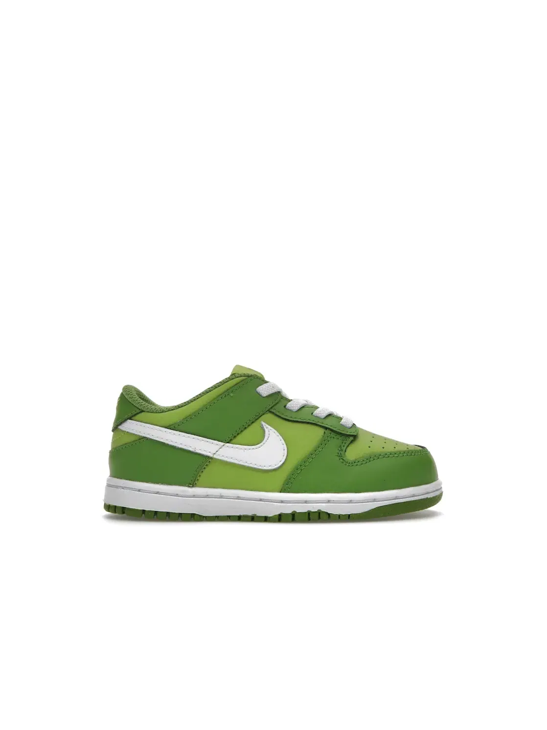 Детские кроссовки с зеленым верхом Nike Dunk Low Nike — изображение 1 из 4, белый зеленый