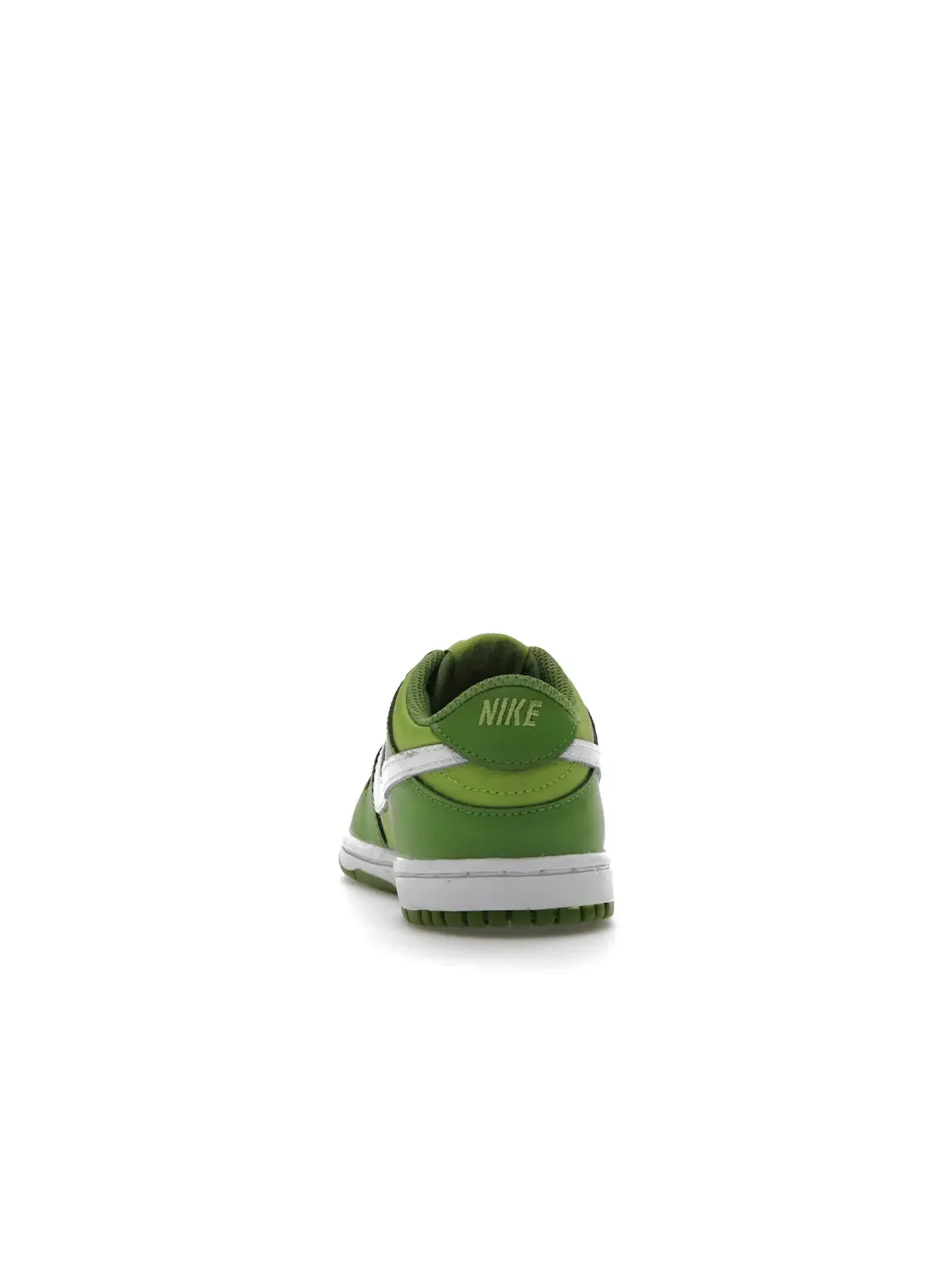 Детские кроссовки с зеленым верхом Nike Dunk Low Nike — изображение 4 из 4, белый зеленый