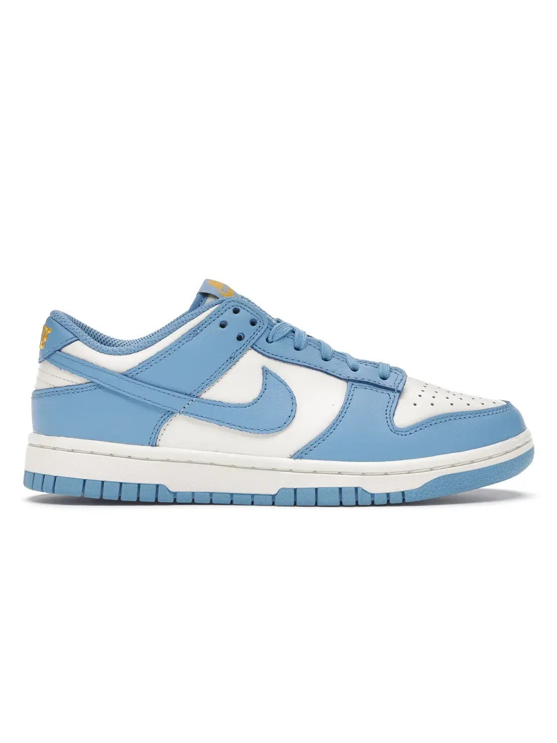 Женские кроссовки с кожаным верхом Nike Dunk Low — изображение 1 из 4, золотистый