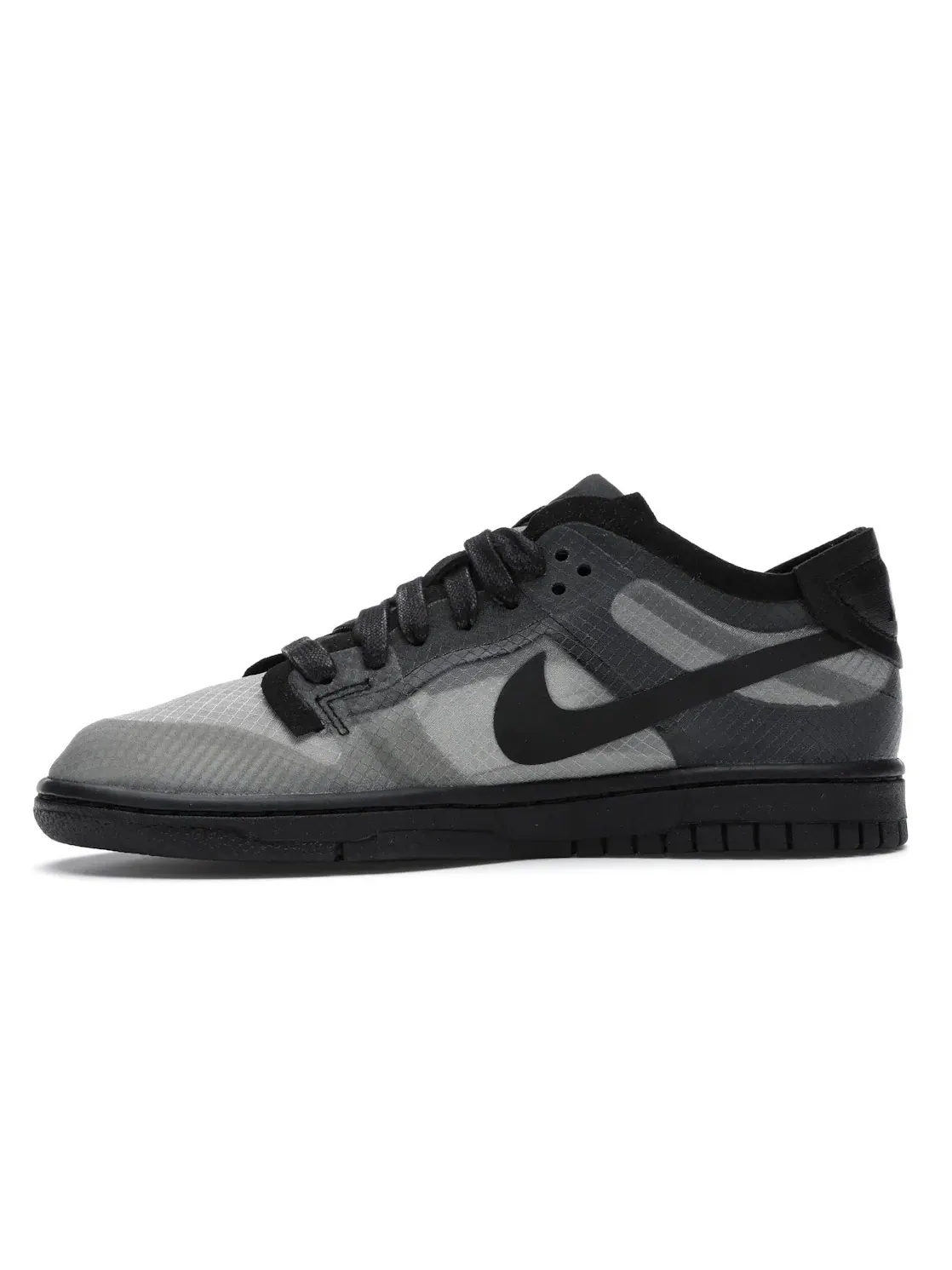 Женские кроссовки Lifestyle с прозрачным верхом Nike Dunk Low Comme des Garcons — изображение 3 из 4, черный/белый