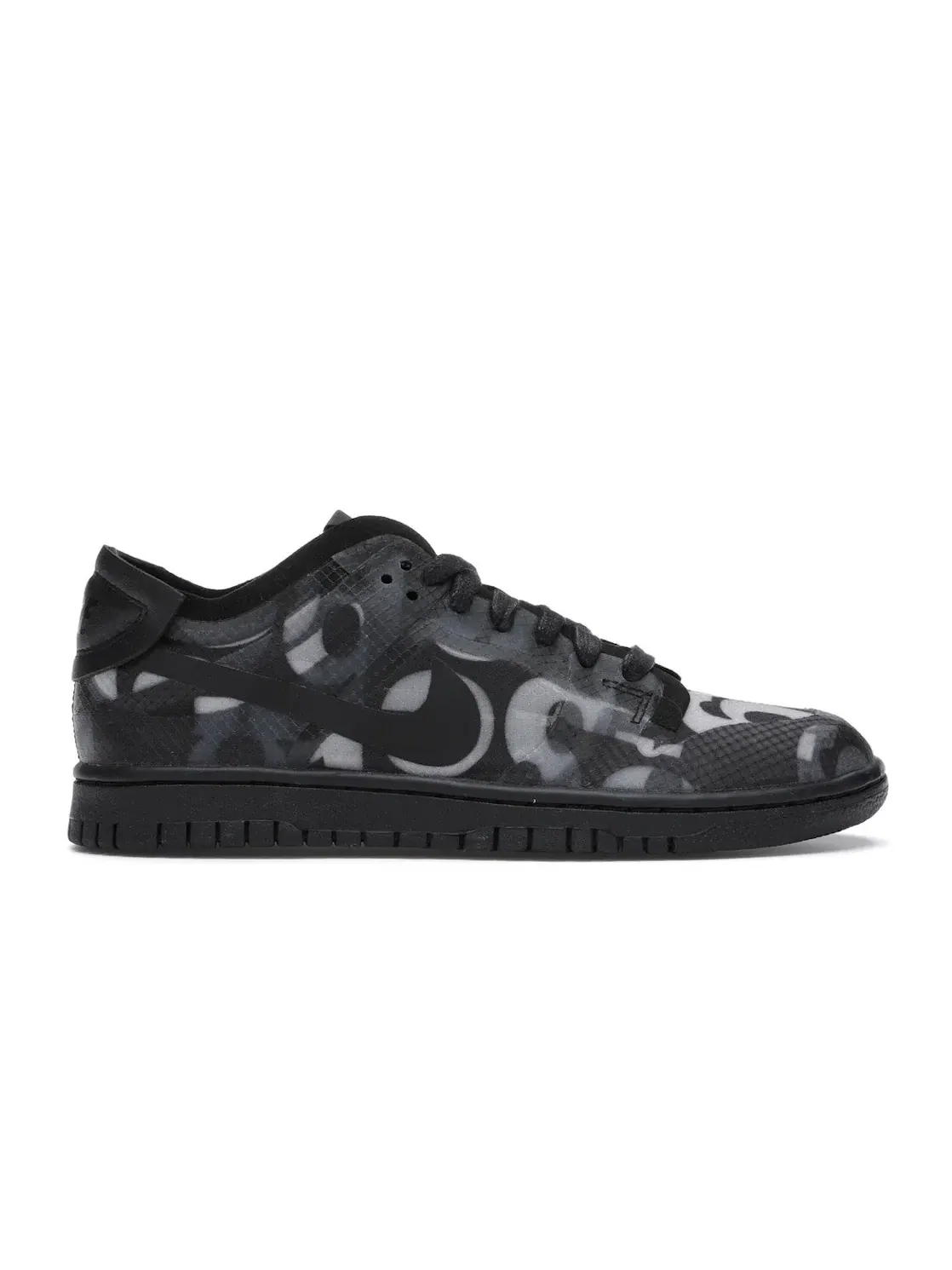 Женские кроссовки с принтом Nike Dunk Low Comme des Garçons Print Nike — изображение 1 из 4, черный/белый
