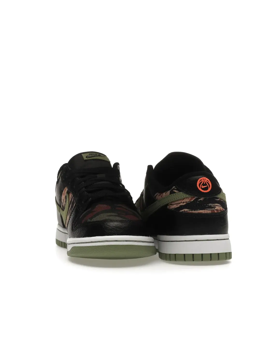 Мужские кроссовки с камуфляжным принтом Nike Dunk Low — изображение 4 из 4, черный/мульти-оливковый