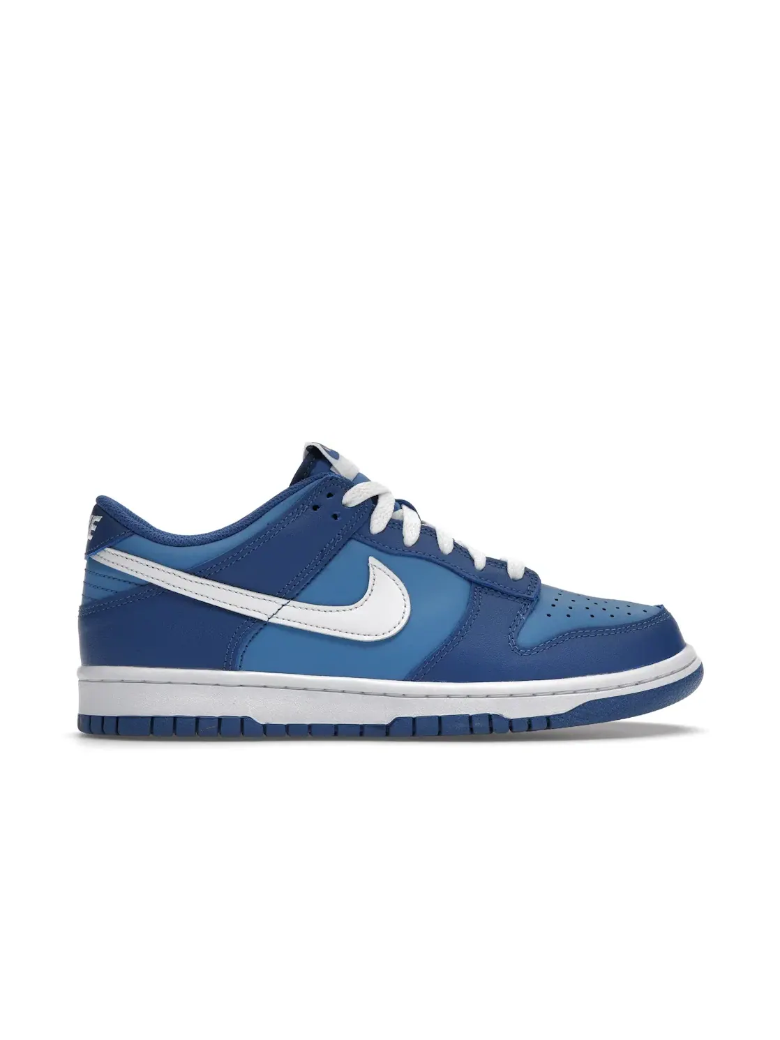 Детские кроссовки Lifestyle Nike Dunk Low — изображение 1 из 4, темный синий/синий/белый
