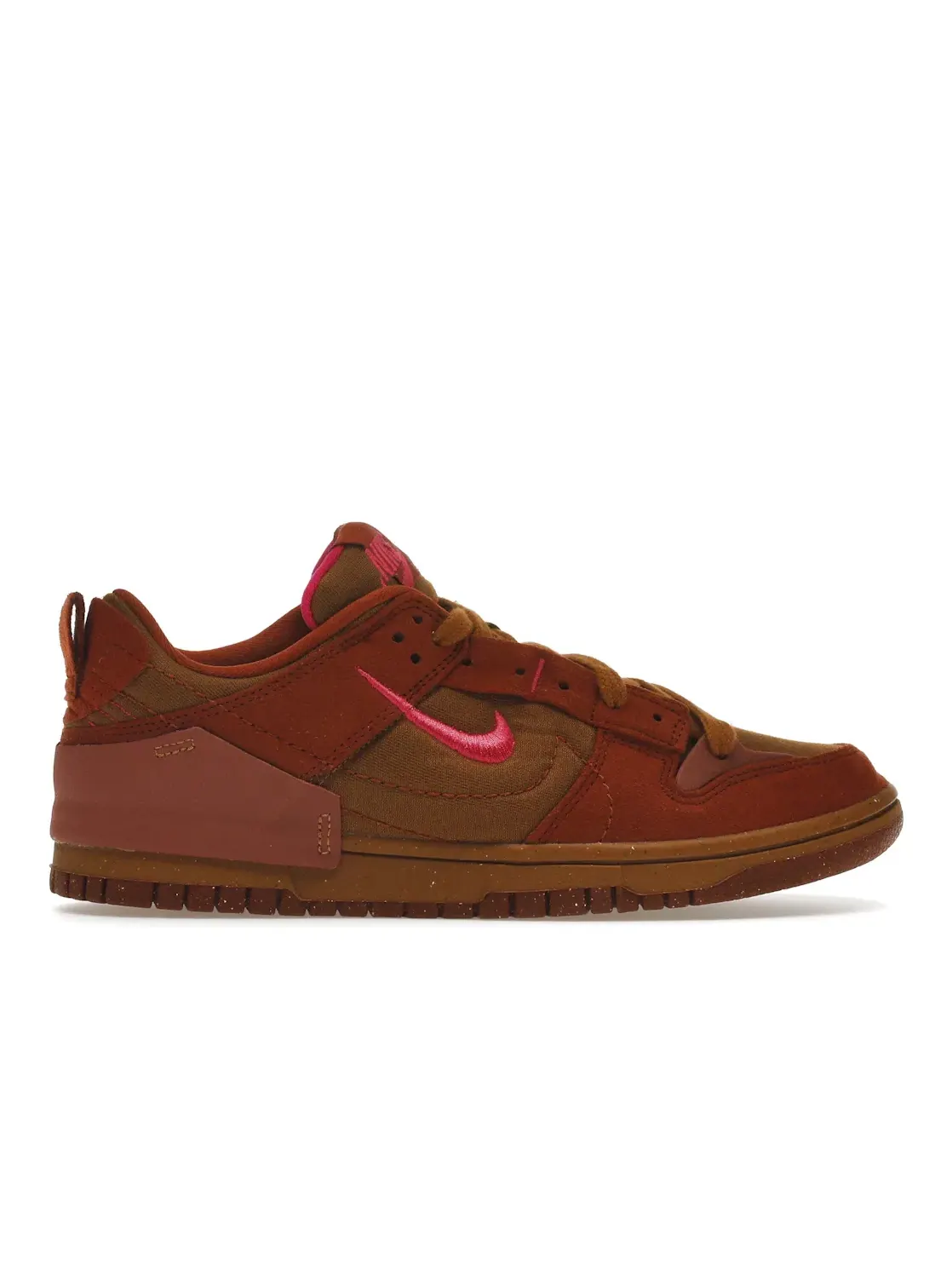 Женские кроссовки Lifestyle с массивным силуэтом Nike Dunk Low Disrupt 2 Nike — изображение 1 из 4, розовый-оранжевый