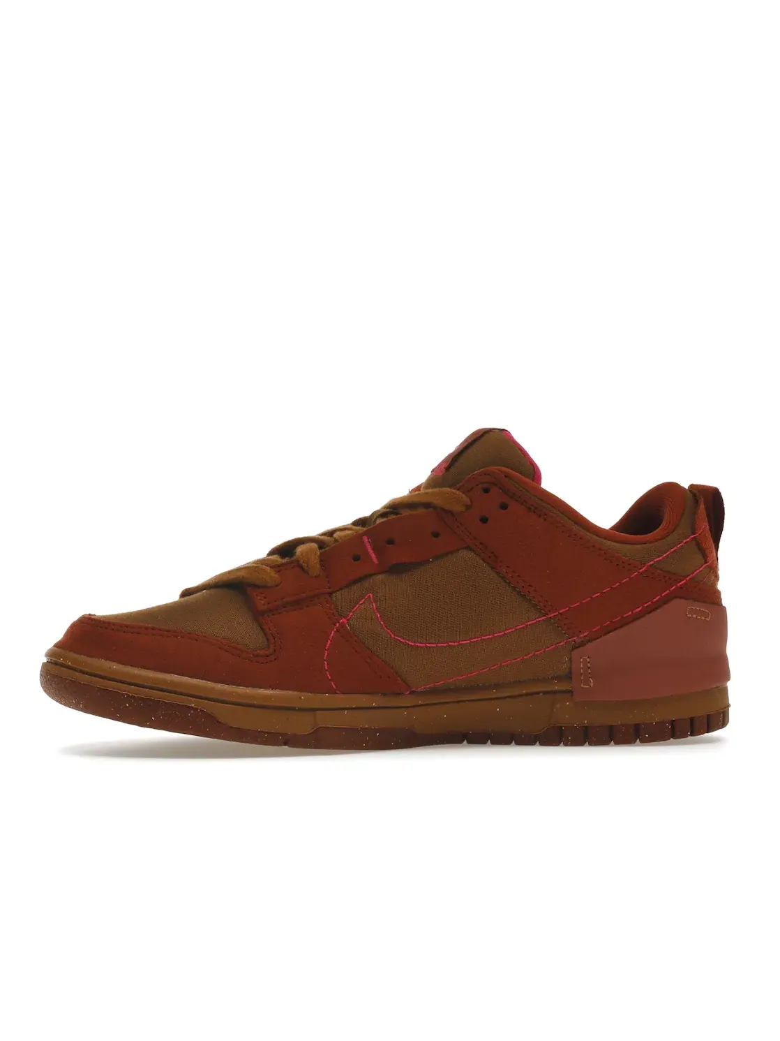Женские кроссовки Lifestyle с массивным силуэтом Nike Dunk Low Disrupt 2 Nike — изображение 3 из 4, розовый-оранжевый