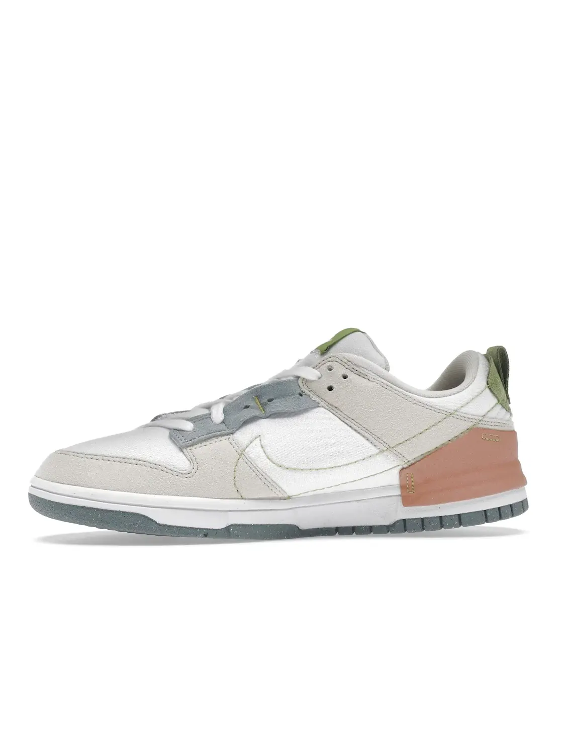 Женские кроссовки с перфорированными накладками Nike Dunk Low Disrupt 2 — изображение 3 из 4, белый/бежевый-оранжевый