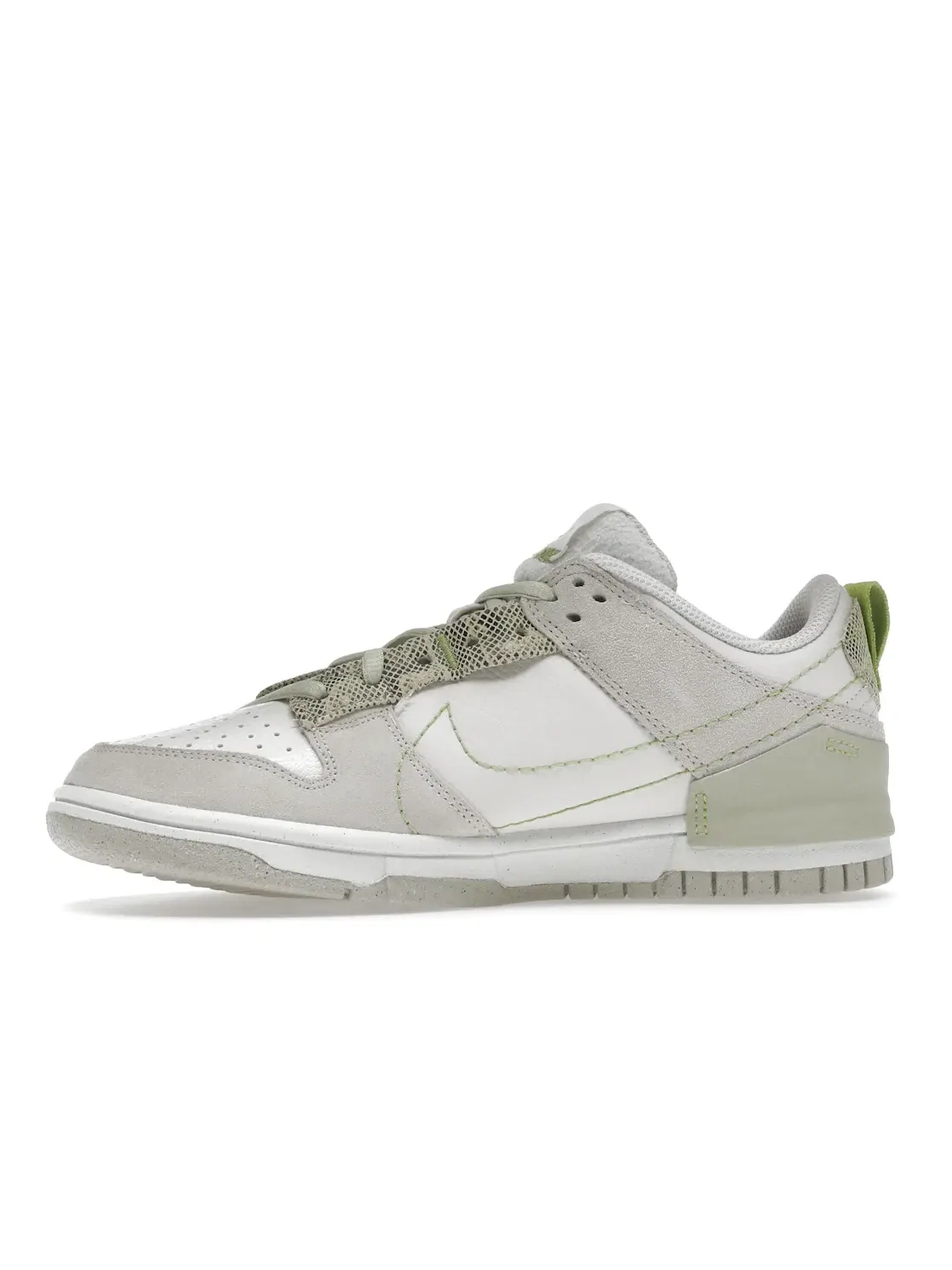 Женские кроссовки Nike Dunk Low Disrupt 2 — изображение 3 из 4, белый/белый/зеленый