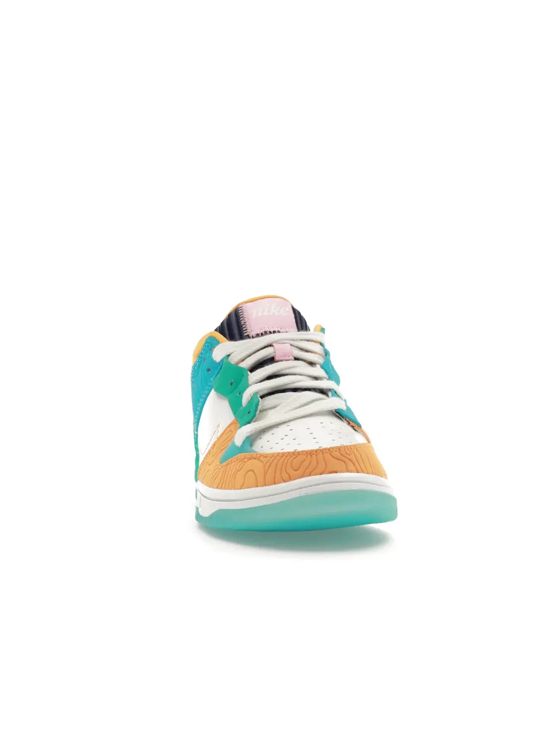 Женские кроссовки с принтом Nike Dunk Low Disrupt 2 Nike — изображение 2 из 4, белый/прозрачный-синий