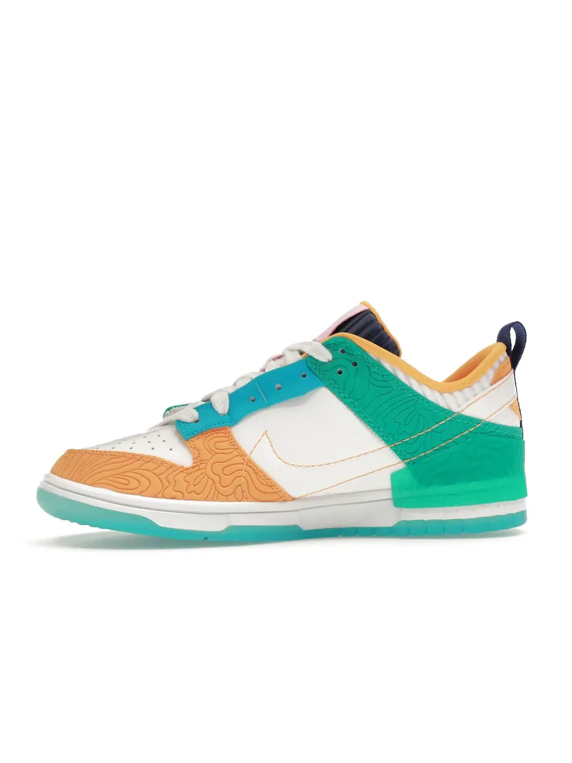 Женские кроссовки с принтом Nike Dunk Low Disrupt 2 Nike — изображение 3 из 4, белый/прозрачный-синий