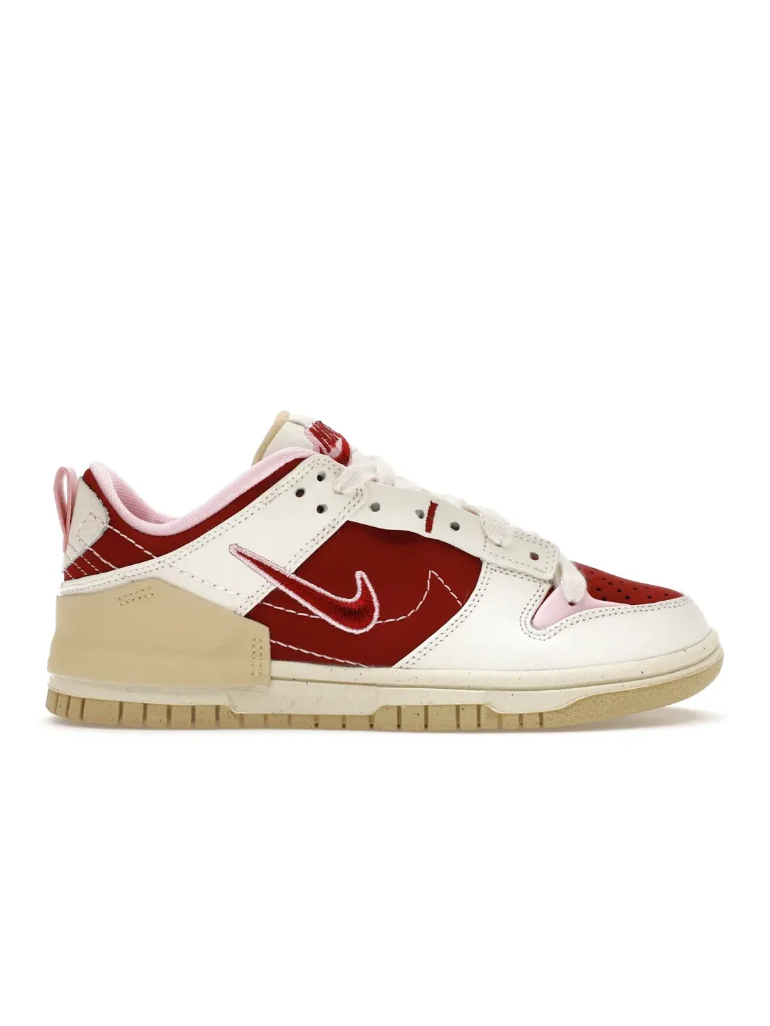 Женские кроссовки с перфорацией Nike Dunk Low Disrupt 2 — изображение 1 из 4, красный/красный
