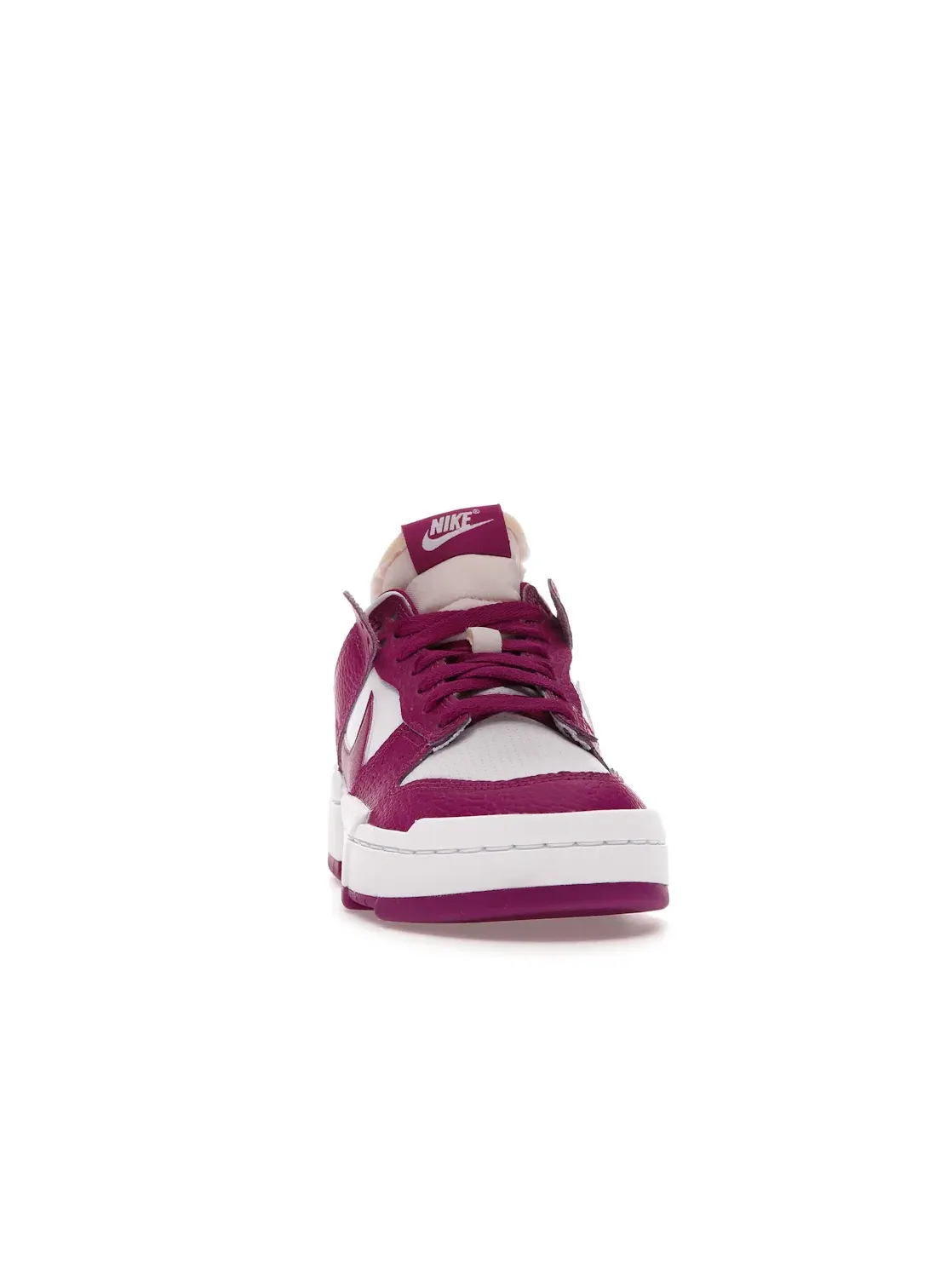 Женские кроссовки с контрастными накладками Nike Dunk Low Disrupt — изображение 2 из 4, белый/-белый