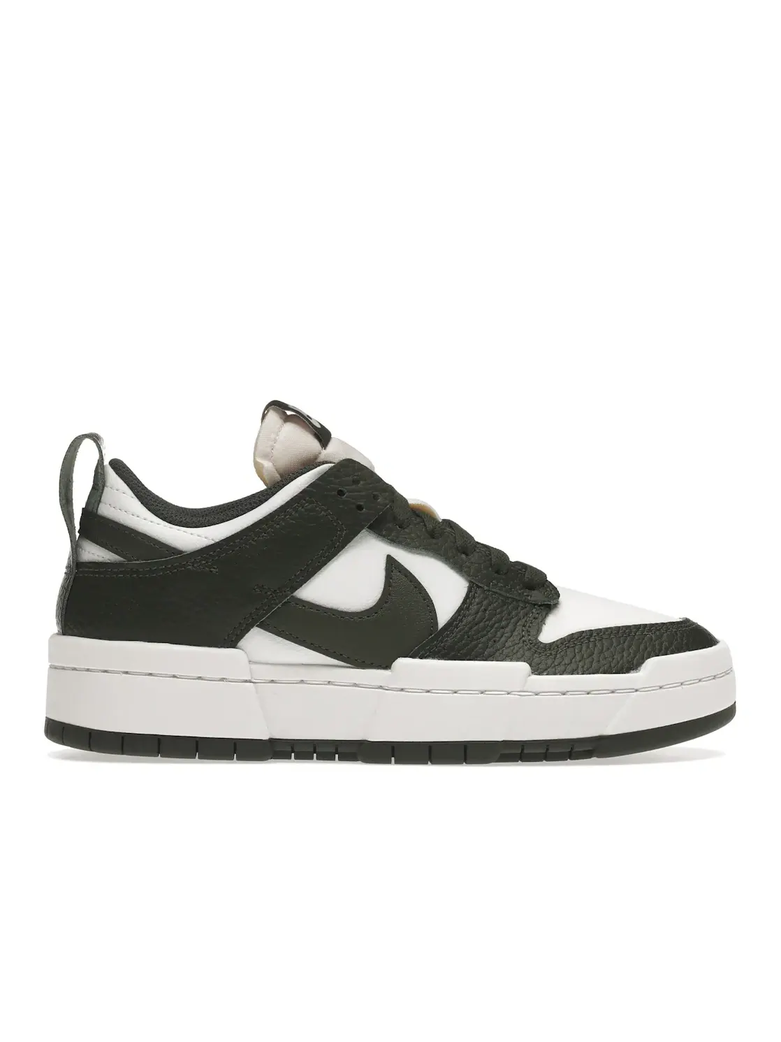 Женские кроссовки Lifestyle с деконструированным дизайном Nike Dunk Low Disrupt — изображение 1 из 4, белый/зеленый