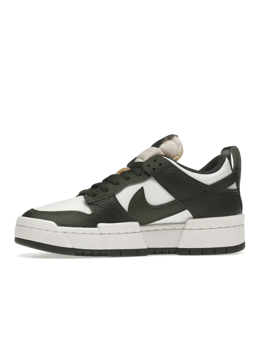 Женские кроссовки Lifestyle с деконструированным дизайном Nike Dunk Low Disrupt — изображение 3 из 4, белый/зеленый