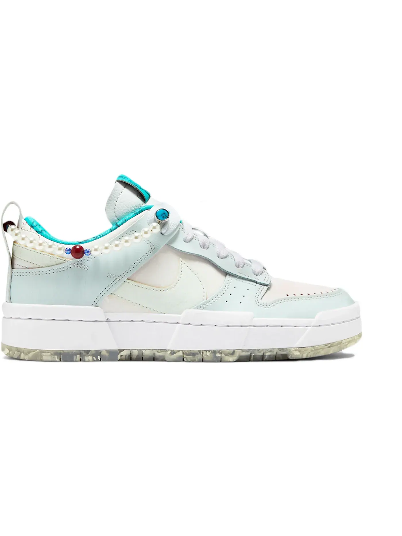 Женские кроссовки для повседневной носки Nike Dunk Low Disrupt Nike — изображение 1 из 2, зеленый