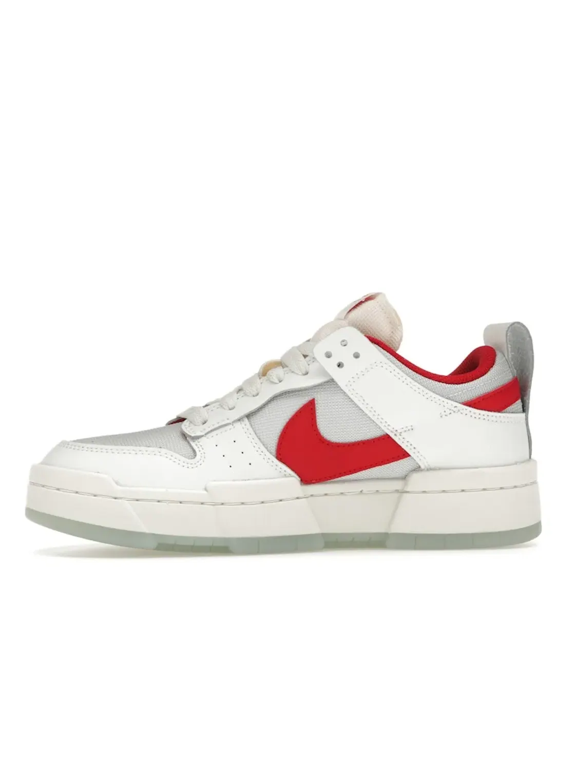 Женские кроссовки Lifestyle Nike Dunk Low — изображение 3 из 4, белый/красный-белый