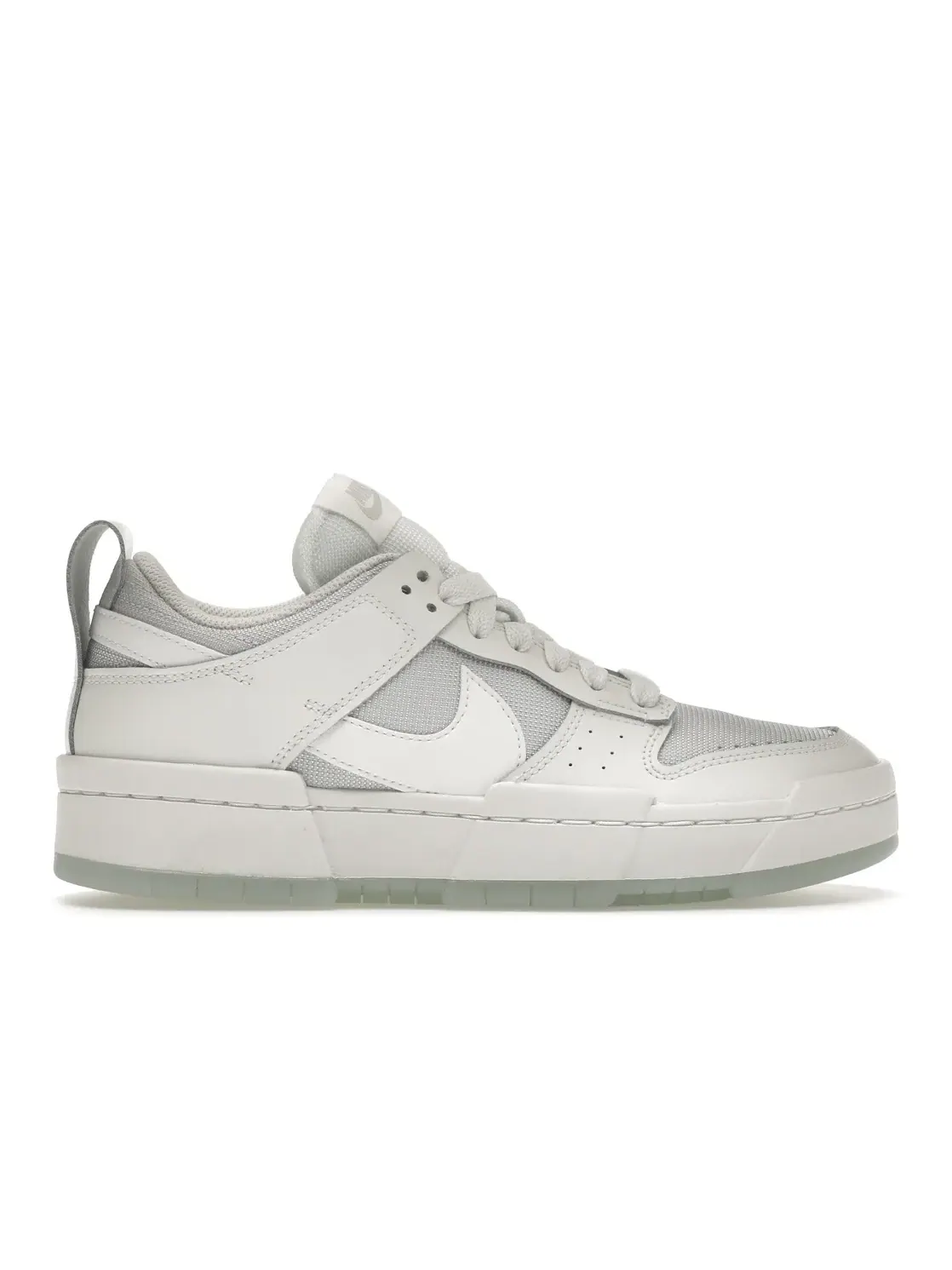 Женские кроссовки Nike Dunk Low Disrupt Photon Dust — изображение 1 из 4, белый-белый