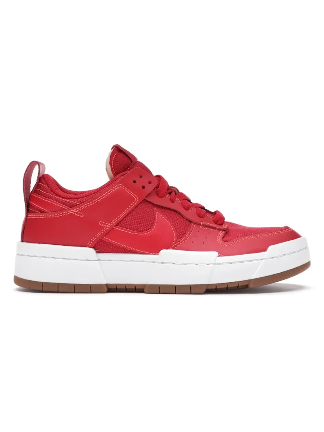 Женские кроссовки Nike Dunk Low Disrupt — изображение 1 из 4, красный/белый-коричневый