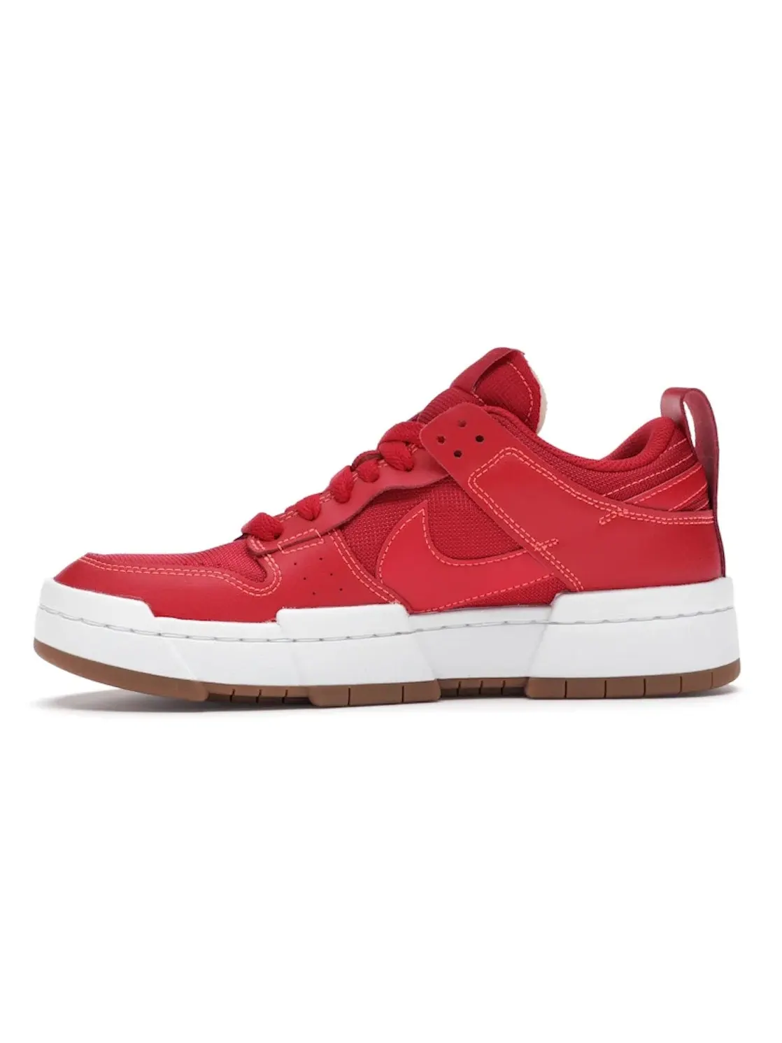 Женские кроссовки Nike Dunk Low Disrupt — изображение 3 из 4, красный/белый-коричневый