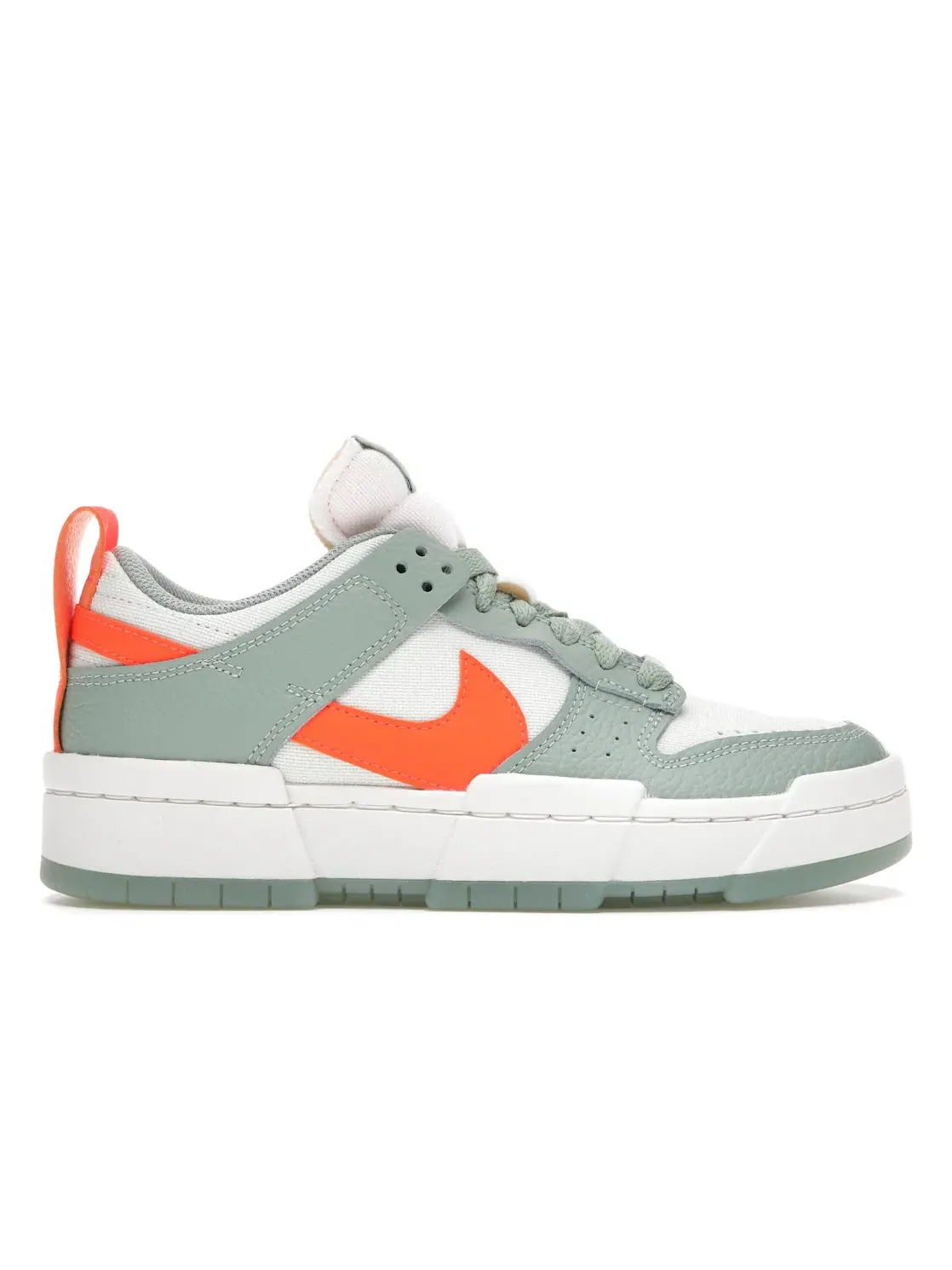 Женские кроссовки Nike Dunk Low Disrupt, Sea Glass/Hyper Crimson/Steam/Sail — изображение 1 из 4