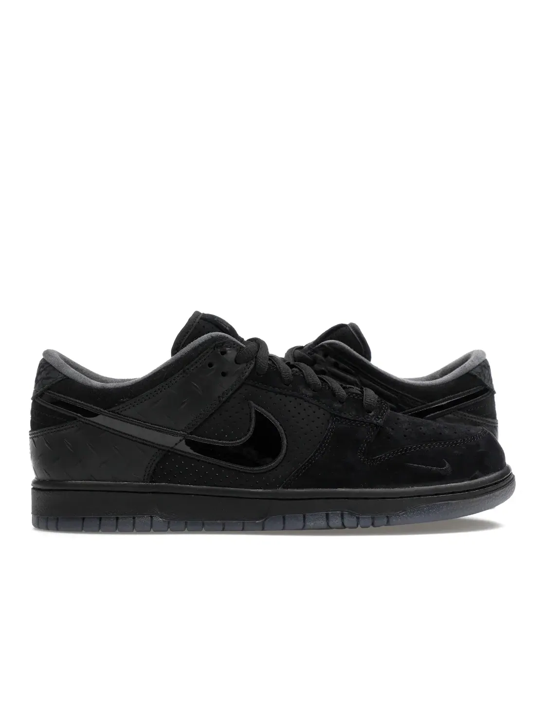 Мужские кроссовки с принтом Nike Dunk Low Nike — изображение 1 из 4, черный/черный//черный
