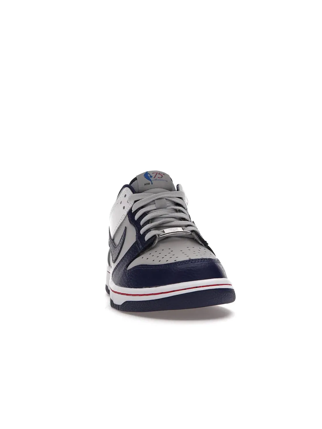 Детские кроссовки Lifestyle с принтом Nike Nike Dunk Low EMB — изображение 2 из 4, серый/белый/синий/синий