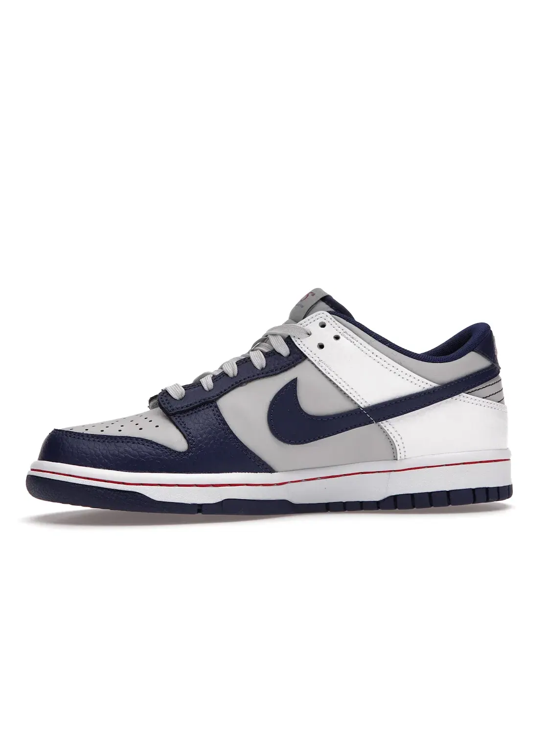 Детские кроссовки Lifestyle с принтом Nike Nike Dunk Low EMB — изображение 3 из 4, серый/белый/синий/синий