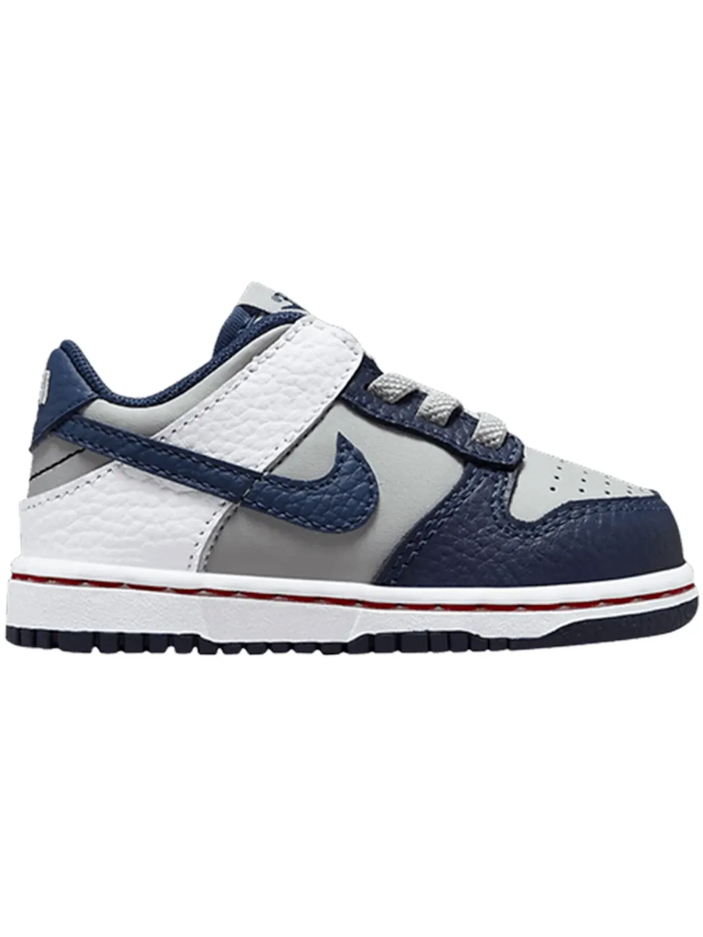 Детские кроссовки с низким профилем Nike Dunk Low EMB Brooklyn Nets — изображение 1 из 1, серый/белый/синий/синий