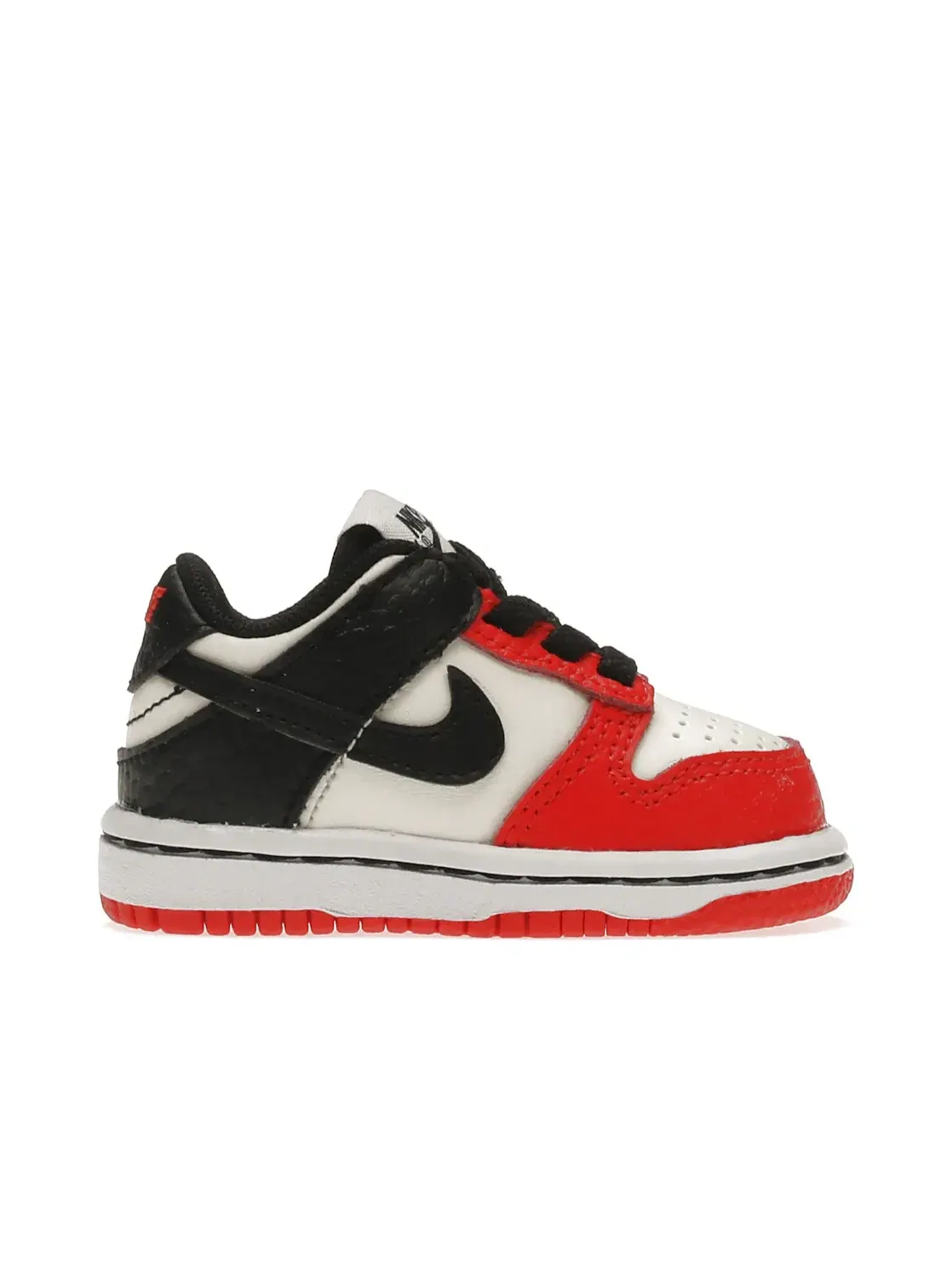 Детские кроссовки Lifestyle с принтом Nike Dunk Low EMB Nike — изображение 1 из 4, черный/красный/черный