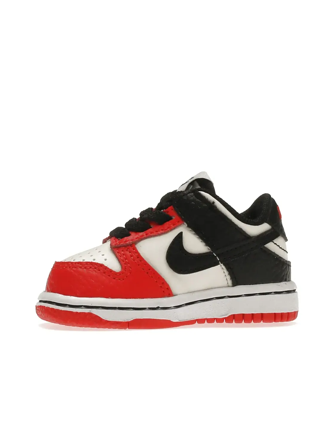 Детские кроссовки Lifestyle с принтом Nike Dunk Low EMB Nike — изображение 3 из 4, черный/красный/черный