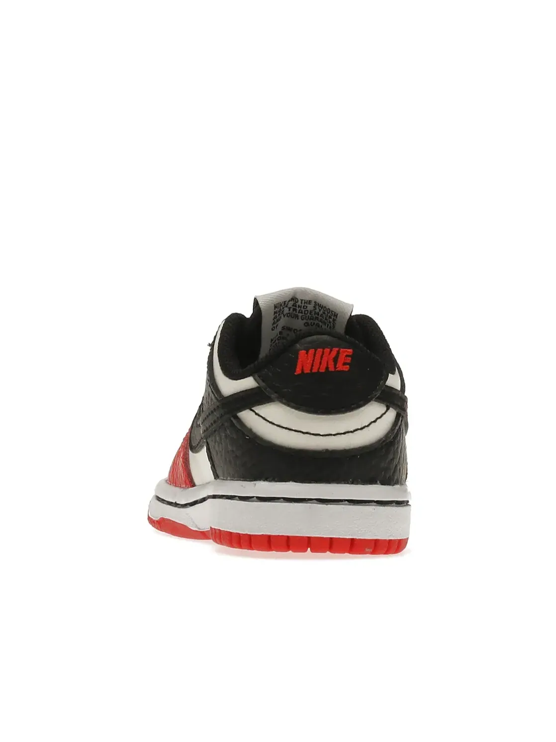 Детские кроссовки Lifestyle с принтом Nike Dunk Low EMB Nike — изображение 4 из 4, черный/красный/черный