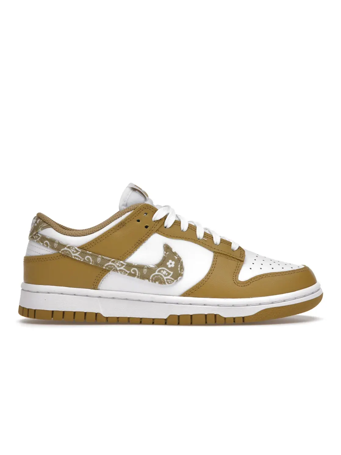 Женские кроссовки с принтом пейсли Nike Dunk Low Essential — изображение 1 из 4, белый/-белый