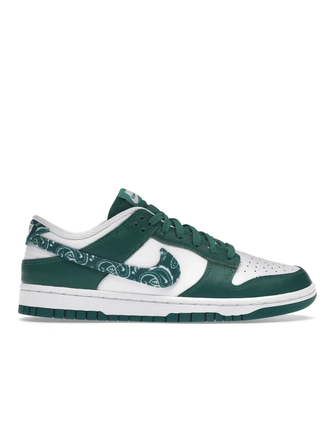 Женские кроссовки с принтом Paisley Pack Nike Dunk Low Essential — изображение 1 из 4, белый/-белый