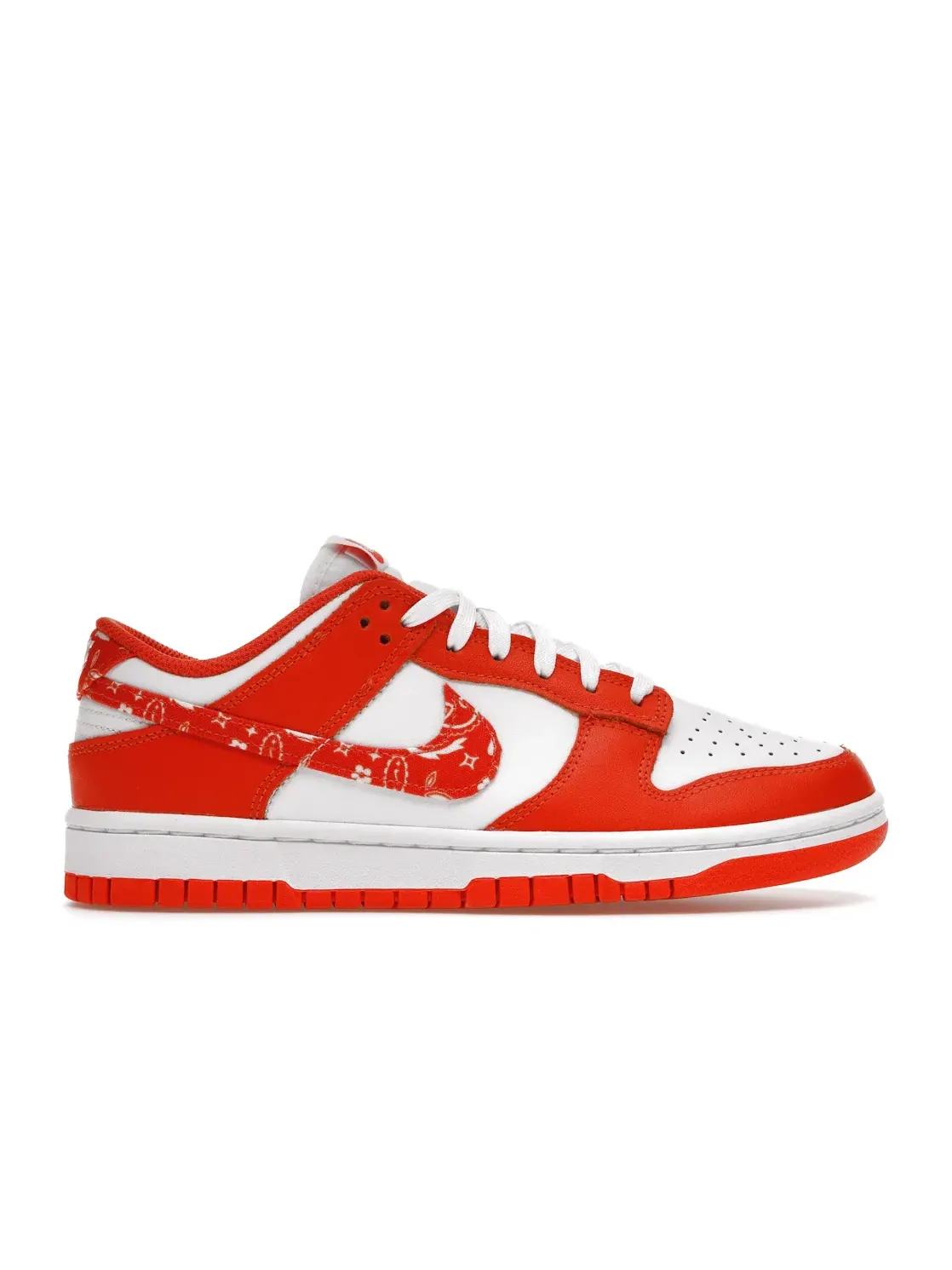 Женские кроссовки с принтом Nike Dunk Low Essential Nike — изображение 1 из 4, белый/оранжевый-белый