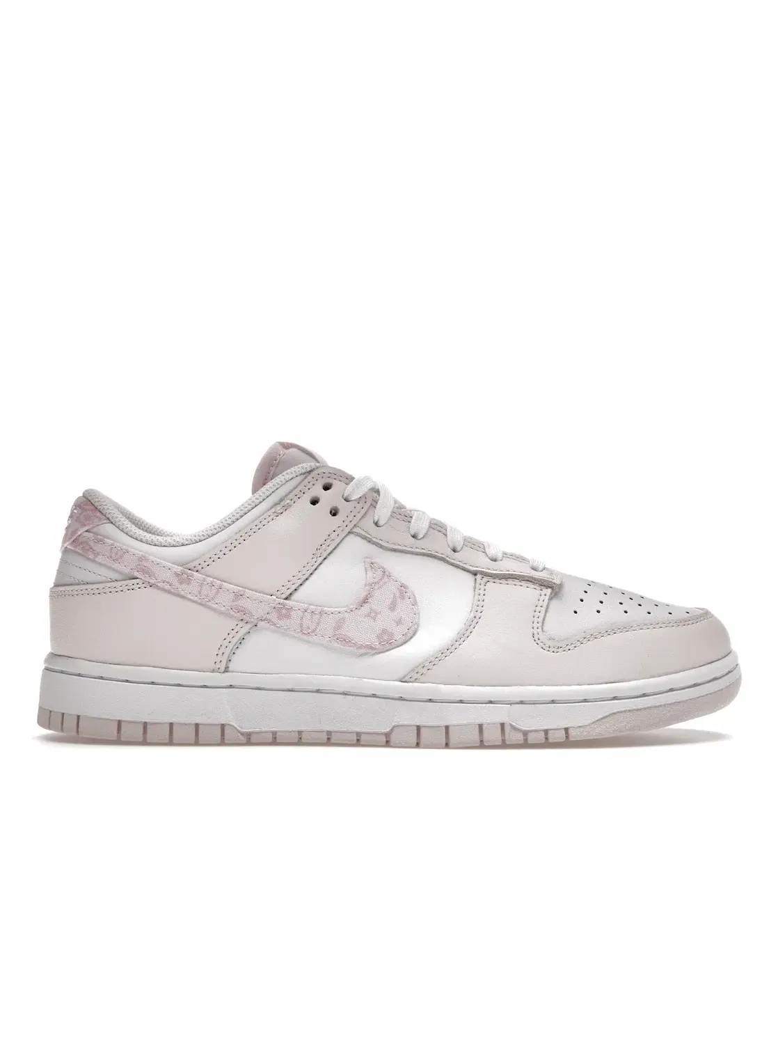 Женские кроссовки с принтом Paisley Nike Dunk Low Essential — изображение 1 из 4, белый/розовый-розовый