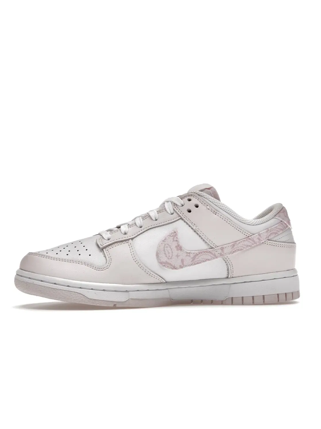 Женские кроссовки с принтом Paisley Nike Dunk Low Essential — изображение 3 из 4, белый/розовый-розовый