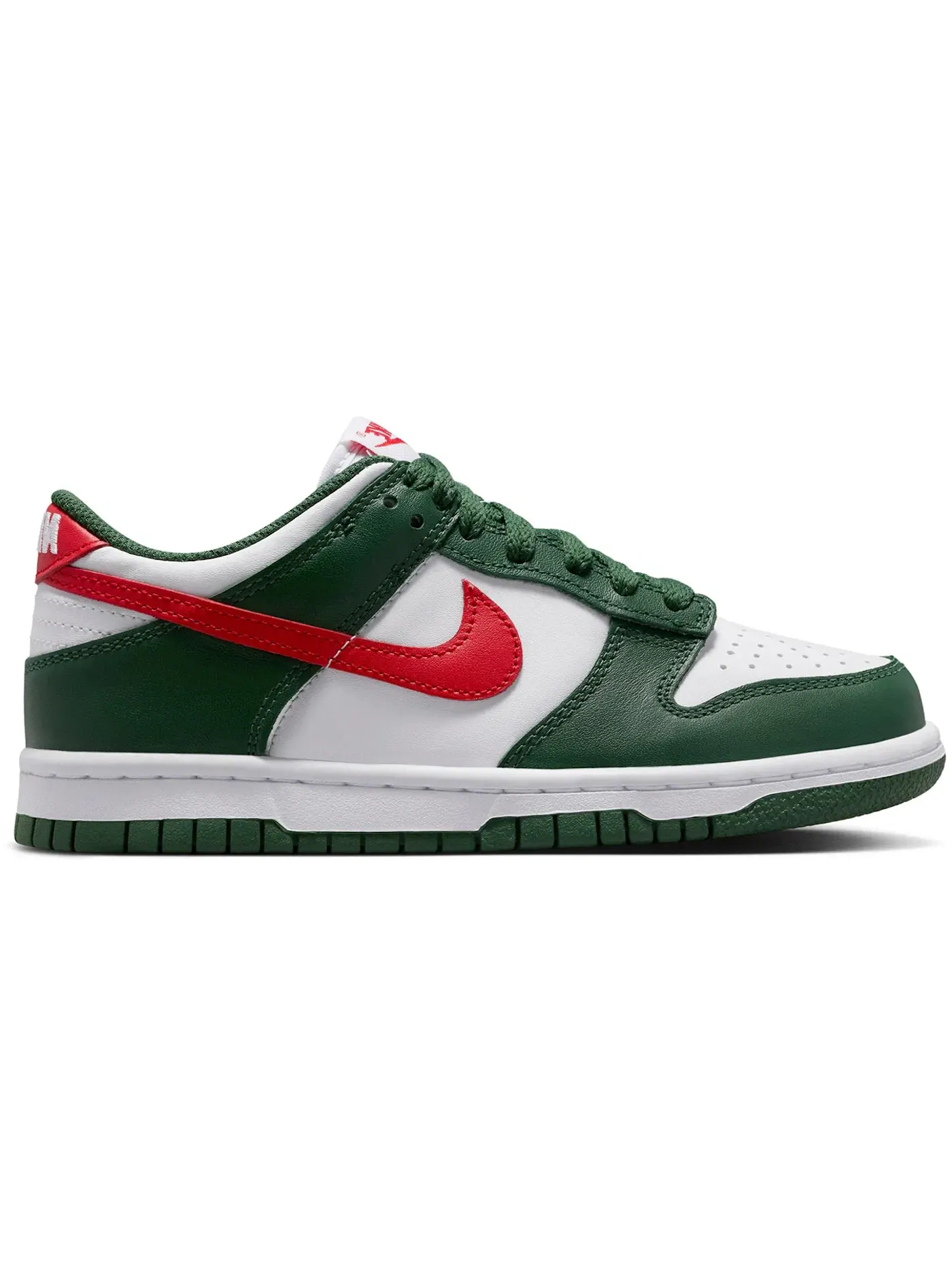 Детские кроссовки Lifestyle Nike Dunk Low — изображение 1 из 1, белый/красный